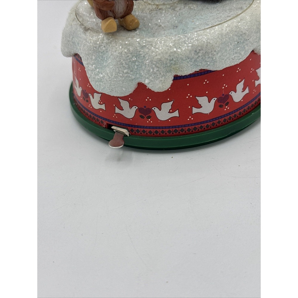 Enesco The Signs Of Christmas Wind/Light Up I'LL BE HOME FOR CHRISTMAS READ‼️ - Picture 7 of 14